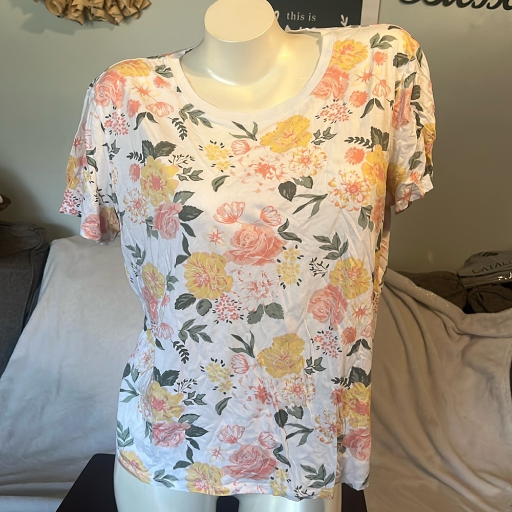 Garage- floral t shirt